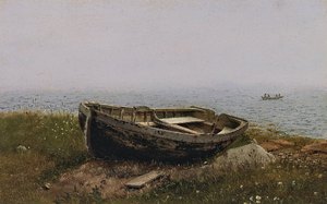 Reproduction oil paintings - Frederic Edwin Church - Abandoned Boat