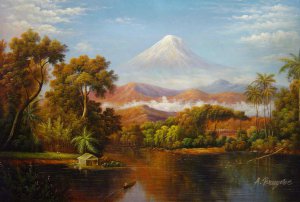 Chimborazo, Frederic Edwin Church, Art Paintings