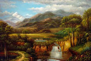 Reproduction oil paintings - Frederic Edwin Church - Heart Of The Andes
