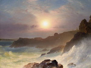 Reproduction oil paintings - Frederic Edwin Church - Mount Desert Sunrise off the Maine Coast