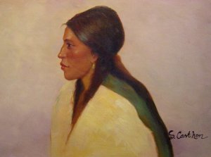 Frederic Remington, Ute Woman, Art Reproduction