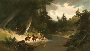Reproduction oil paintings - Frederick Ferdinand Schafer - Headwaters of the Columbia River