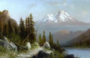 Frederick Ferdinand Schafer, Morning on Mount Shasta, Painting on canvas