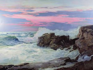 Frederick Judd Waugh, At the Close of Day, Art Reproduction