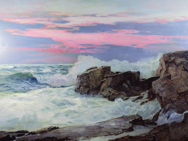 At the Close of Day. The painting by Frederick Judd Waugh