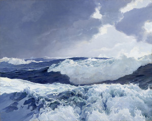 Frederick Judd Waugh, Mid Ocean, Painting on canvas