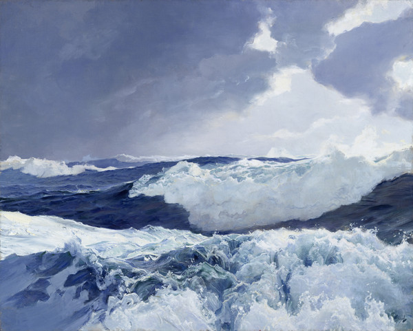 Mid Ocean. The painting by Frederick Judd Waugh