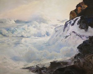 Reproduction oil paintings - Frederick Judd Waugh - Smothering Surf