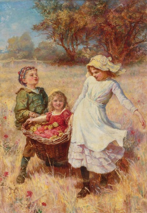 Frederick Morgan, A Heavy Load, Painting on canvas