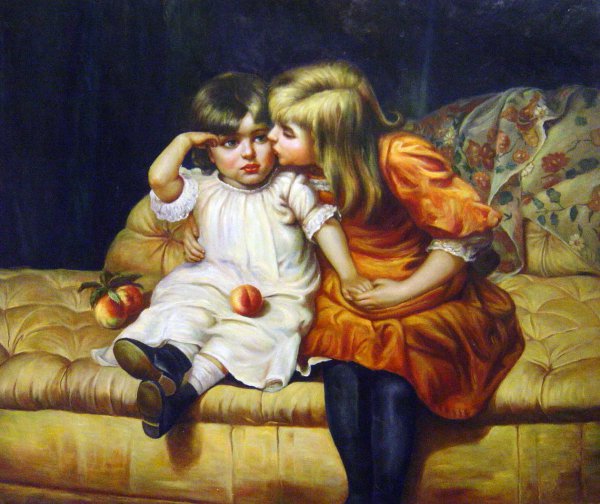 Consolation. The painting by Frederick Morgan