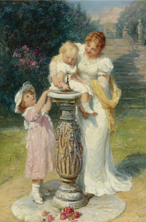 Famous paintings of Mother and Child: Sunny Hours