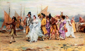 Frederik Hendrik Kaemmerer, The Wedding Procession, Painting on canvas