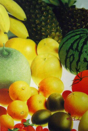 Our Originals, Fresh Fruit Display, Painting on canvas