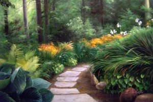 Garden Of Eden, Our Originals, Art Paintings