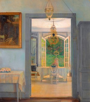 Famous paintings of House Scenes: Interior with Afternoon Sun