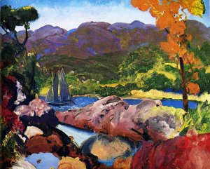 George Bellows, Romance of Autumn, Art Reproduction