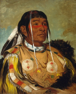 George Catlin, Sha-co-pay, Painting on canvas