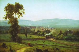 Reproduction oil paintings - George Inness - The Lackawanna Valley