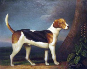 Foxhound, Ringwod, George Townly Stubbs, Art Paintings