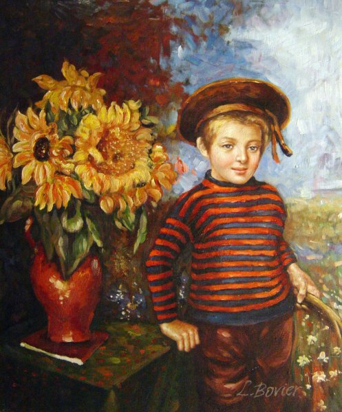 Little Pierre. The painting by Georges Lemmen