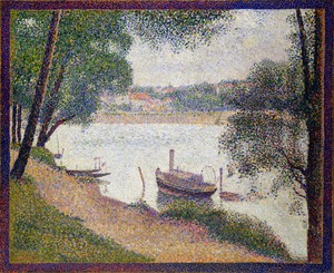 Reproduction oil paintings - Georges Seurat - Gray Weather, Grande Jatte
