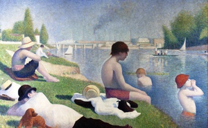 Georges Seurat, The Bathers at Asnieres, Painting on canvas