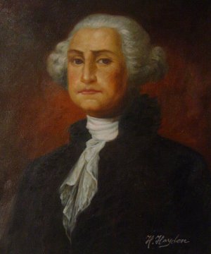 Gilbert Stuart, President George Washington, Painting on canvas