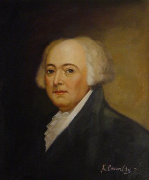 Gilbert Stuart, President John Adams, Painting on canvas