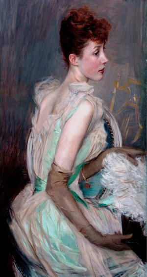 Reproduction oil paintings - Giovanni Boldini - Portrait of Countess De Leusse, 1889