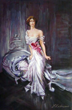 Reproduction oil paintings - Giovanni Boldini - Portrait Of Madame E. L. Doyen
