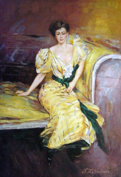 Portrait Of Madame Josephina Alvear de Errazuriz. The painting by Giovanni Boldini
