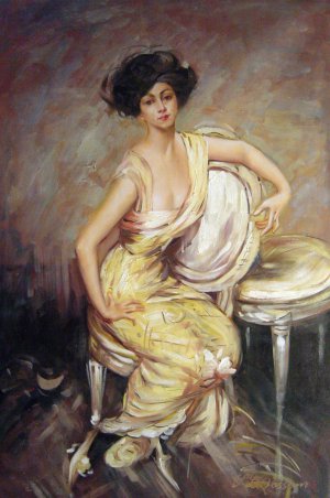 Giovanni Boldini, Portrait of Rita de Acosta Lydig, Painting on canvas