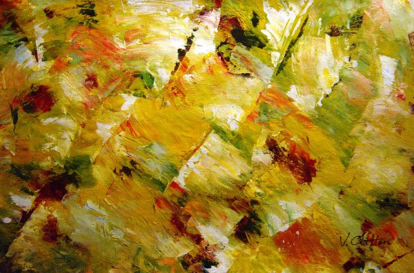 Glory Of Yellow. The painting by Our Originals