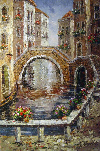 Gorgeous Day In Venice. The painting by Our Originals
