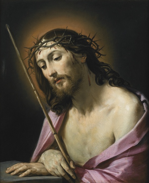 Christ as Ecce Homo. The painting by Guido Reni