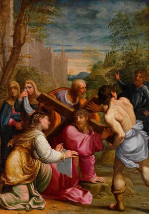 Famous paintings of Religious: Christ Bearing the Cross