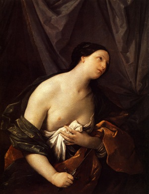 Guido Reni, Lucretia, Painting on canvas