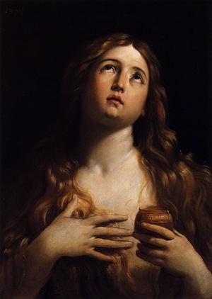 Guido Reni, Mary Magdalene, Painting on canvas