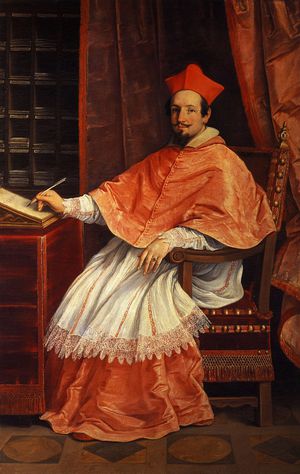 Guido Reni, Portrait of Cardinal Bernardino Spada, Painting on canvas