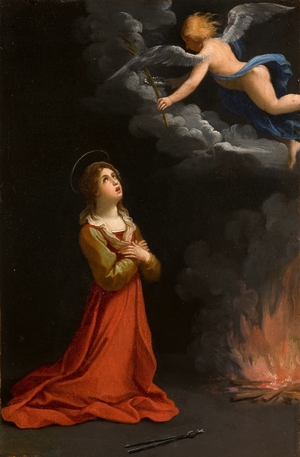 Reproduction oil paintings - Guido Reni - Saint Apollonia at Prayer