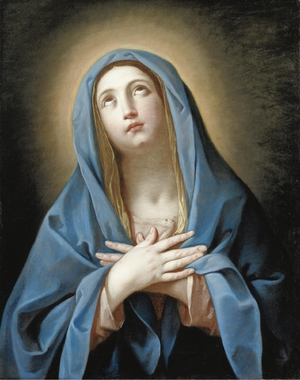 Guido Reni, Vergine in Preghiera, Painting on canvas