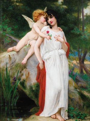 Famous paintings of Angels: First Love