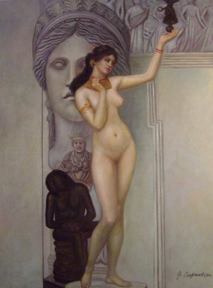Reproduction oil paintings - Gustav Klimt - Allegory Of Sculpture