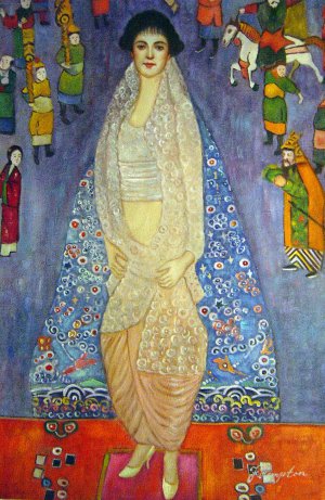Reproduction oil paintings - Gustav Klimt - Baroness Elisabeth Bachhofen-Echt