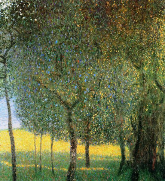 Fruit Trees. The painting by Gustav Klimt