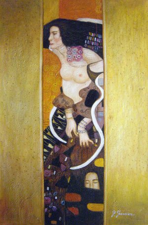 Gustav Klimt, Judith II, Painting on canvas