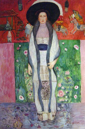 Gustav Klimt, Portrait Of Adele Bloch-Bauer II, Painting on canvas