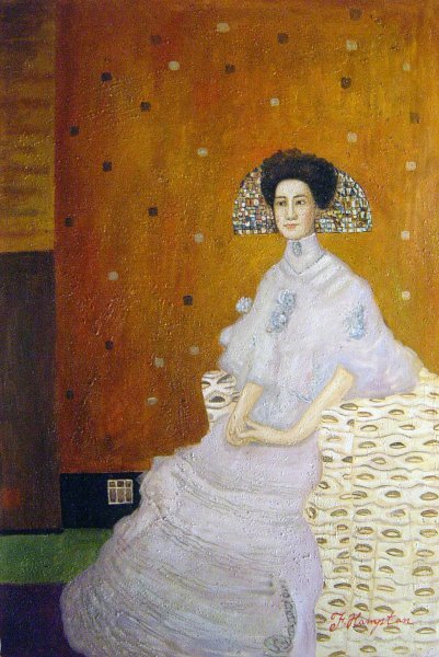 Portrait Of Fritza Riedler. The painting by Gustav Klimt