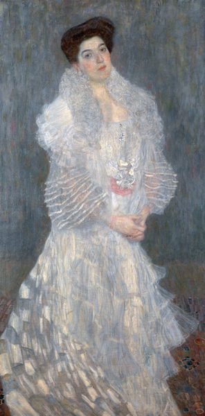 Portrait of Hermine Gallia, Gustav Klimt, Art Paintings