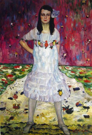 Gustav Klimt, Portrait Of Maeda Primavesi, Painting on canvas